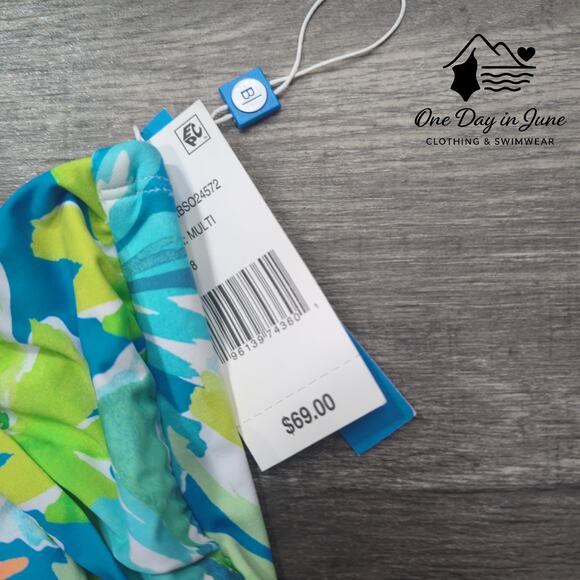 Bleu Rod Beattie Floral Bikini Bottom Size 8 - Picture 4 of 7